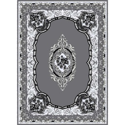 MELODIE 91150 (Rectangular, 190X275, GRIS FONCE_GRIS CLAIRE)