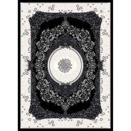 ميلودي 8904C (مستطيل, 190X275, أسود / رمادي فاتح)