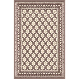 MELODIE 8660D (Rectangular, 190X275, MARRON BRONZE_IVOIRE)