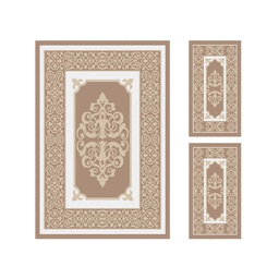 CIRTA 9307B (Rectangulaire, ( T 150X220 + 2T 60X110 ), BRONZE CLAIR)