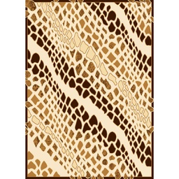 OCTAVE 97320 (Rectangulaire, 165X230, MARRON CHOCO_CREME)