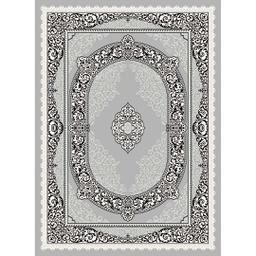 MELODIE 8905C (Rectangular, 190X275, GRIS CLAIRE_GRIS CLAIRE)