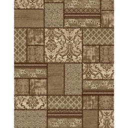 NOUR 98919 (Rectangular, 200X275, BRUN PALE)