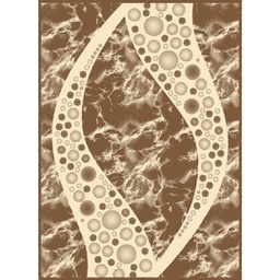 NOUR 95259 (Rectangulaire, 200X275, MARRON BRONZE)