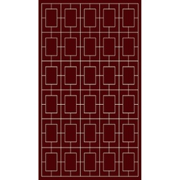 MELODIE 9796B (Rectangulaire, 190X350, MARRON CHOCO_CREME)