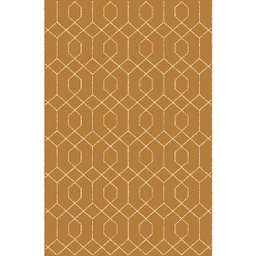 MELODIE 9795B (Rectangulaire, 190X350, MARRON MIEL_CREME)