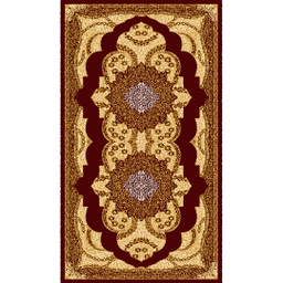 MELODIE 8903A (Rectangular, 190X350, MARRON CHOCO_CREME)