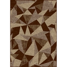 SHIRAZ 9818A (Rectangulaire, 200X275, MARRON CAFE)