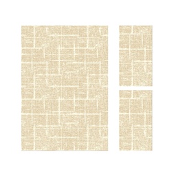 ANKARA 98451 (Rectangulaire, ( T 160X220 + 2T 60X110 ), BEIGE)