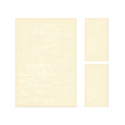 ANKARA 98461 (Rectangulaire, ( T 160X220 + 2T 60X110 ), CREME)