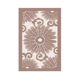 VALENCIA 7618B (Rectangulaire, 60X110, MARRON BRONZE_CREME)