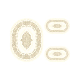 مرسين 94800 (بيضوي, ( O 100X130 + 2O 60X100 ), بيج)