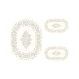 MERSIN 94800 (Oval, ( O 100X130 + 2O 60X100 ), GRIS CLAIRE)