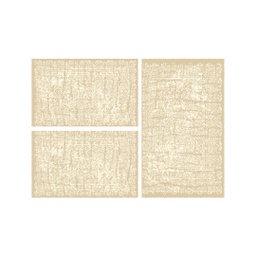 ANKARA 98461 (Rectangulaire, ( T 80X130 + 2T 65X100 ), BEIGE)