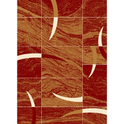 NOUR 96580 (Rectangular, 165X230, BORDEAUX)