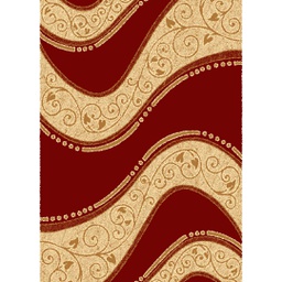 NOUR 96590 (Rectangular, 165X230, BORDEAUX)