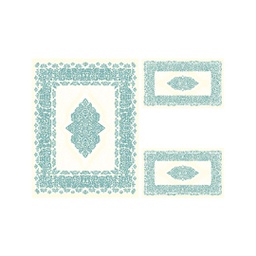 MERSIN 94800 (Rectangulaire, ( T 100X130 + 2T 60X100 ), BLEU TURQUOISE)