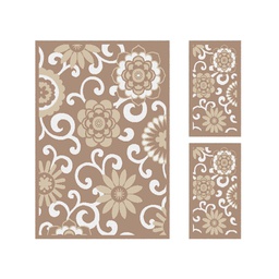 CIRTA 9314B (Rectangulaire, ( T 150X220 + 2T 60X110 ), BRONZE CLAIR)