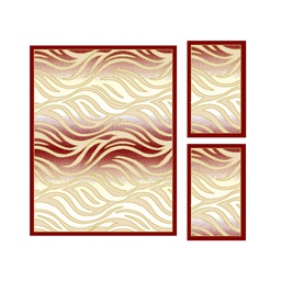 BRAGA 98720 (Rectangular, ( T 160X220 + 2T 60X110 ), BORDEAUX)
