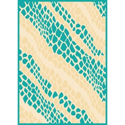 OCTAVE 97320 (Rectangulaire, 165X230, VERT TURQUOISE_CREME)