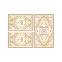 BRAGA 95660 (Rectangulaire, ( T 80X130 + 2T 65X100 ), MARRON BRONZE)