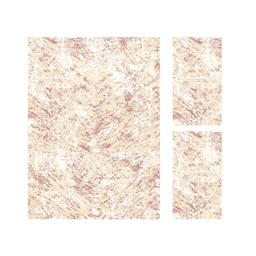 MADRID 93090 (Rectangulaire, ( T 160X220 + 2T 60X110 ), CREME SHRINK_BOIS DE ROSE)