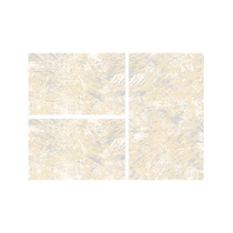 MADRID 93090 (Rectangulaire, ( T 80X130 + 2T 65X100 ), CREME SHRINK_GRIS CLAIR)