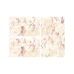 MADRID 93110 (Rectangular, ( T 80X130 + 2T 65X100 ), CREME SHRINK_BOIS DE ROSE)