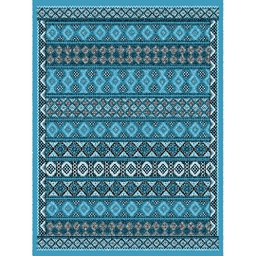 NOUR 11060 (Rectangulaire, 200X275, BLEU TURQUOISE)