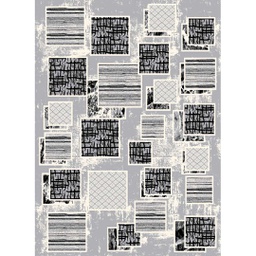 NOUR 96552 (Rectangulaire, 200X275, GRIS CLAIRE)