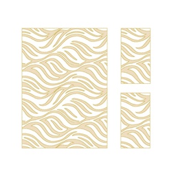 BRAGA 98723 (Rectangular, ( T 160X220 + 2T 60X110 ), BLANC CASSE)