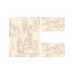 DUBAI 97361 (Rectangulaire, ( T 100X130 + 2T 60X100 ), MARRON BRONZE)