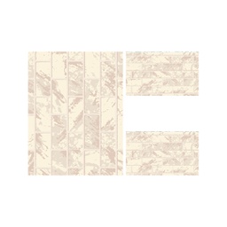 DUBAI 97361 (Rectangular, ( T 100X130 + 2T 60X100 ), IVOIRE)