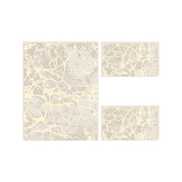 DUBAI 97371 (Rectangular, ( T 100X130 + 2T 60X100 ), CREME)