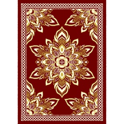 AZHAR 97160 (Rectangulaire, 200X280, BORDEAUX)