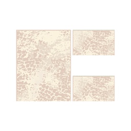 DUBAI 93551 (Rectangulaire, ( T 100X130 + 2T 60X100 ), MARRON BRONZE)