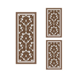 CIRTA 93220 (Rectangular, ( T 60X150 + 2T 60X110 ), BRONZE FONCE)