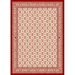 MELODIE 86604 (Rectangulaire, 165X230, BORDEAUX_CREME)