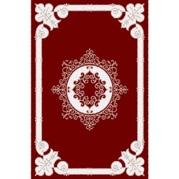 CIRTA 93087 (Rectangular, 180X270, BORDEAUX)