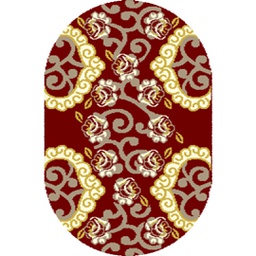 AZHAR 98820 (Oval, 65X100, BORDEAUX)