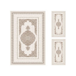 MADRID 92930 (Rectangulaire, ( T 150X230 + 2T 60X115 ), ECRU SHRINK_BRONZE)