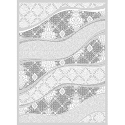 SHIRAZ 9219A (Rectangulaire, 200X275, GRIS CLAIRE)