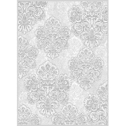 SHIRAZ 9824A (Rectangulaire, 200X275, GRIS CLAIRE)