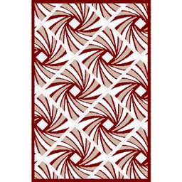 CIRTA 92167 (Rectangular, 180X270, BORDEAUX)