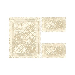 MERSIN 99710 (Rectangulaire, ( T 100X130 + 2T 60X100 ), BEIGE)