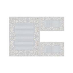 TERCAN 78752 (Rectangular, ( T 100X130 + 2T 60X100 ), GRIS CLAIRE)