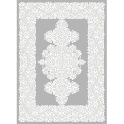 SHIRAZ 8045A (Rectangulaire, 200X275, GRIS CLAIRE)