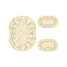 BRAGA 98740 (Oval, ( O 100X130 + 2O 60X100 ), ECRU)