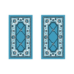 RELAX 8962E (Rectangulaire, 60X220, BLEU TURQUOISE)