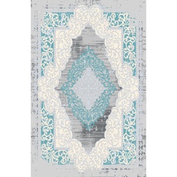 OZEL 96710 (Rectangular, 200X280, SHRINK GRIS CLAIR / BLEU TRQ)